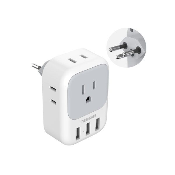 Ceptics India to Europe & More Travel Adapter Plug