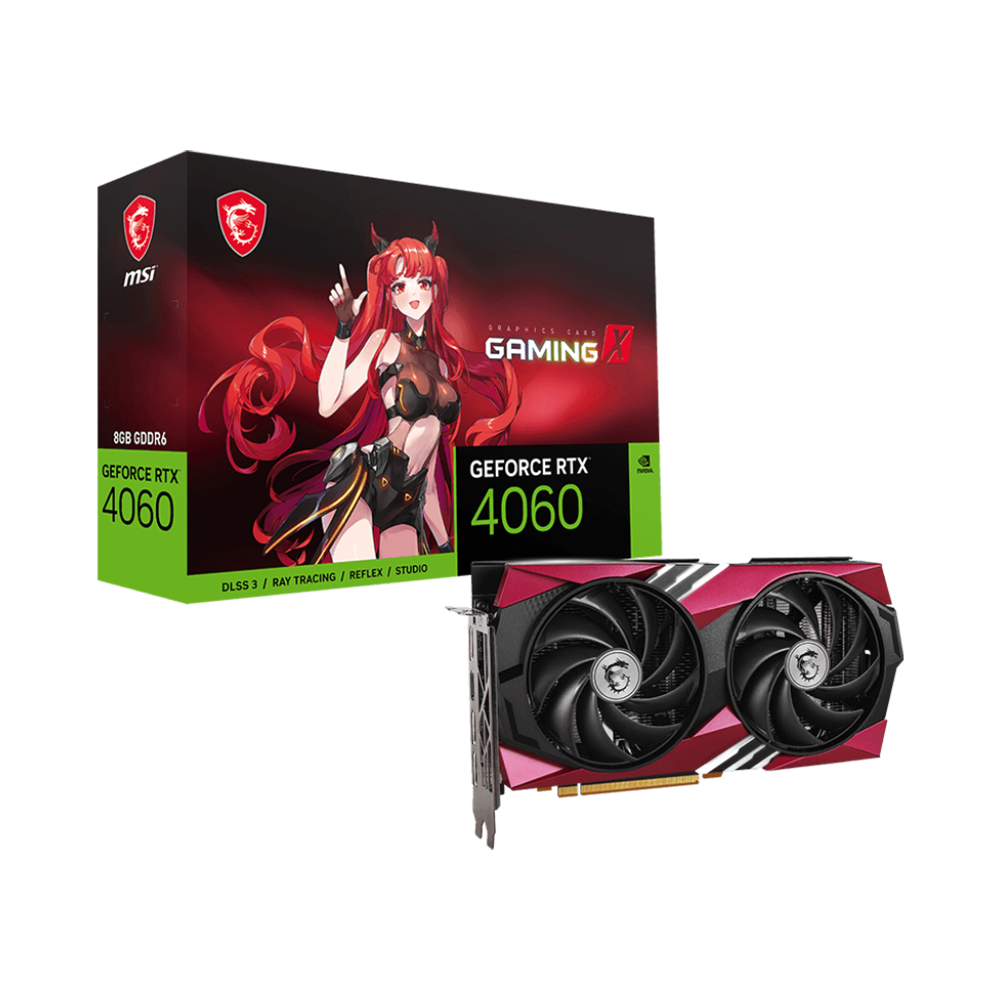 Card màn hình MSI GeForce RTX 4060 GAMING X 8G 8GB GDDR6 (912-V516-011)